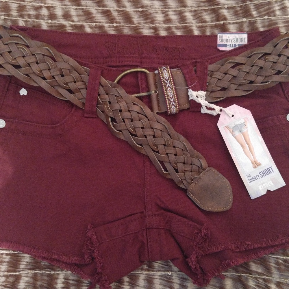 New Ruby Shorts + Belt